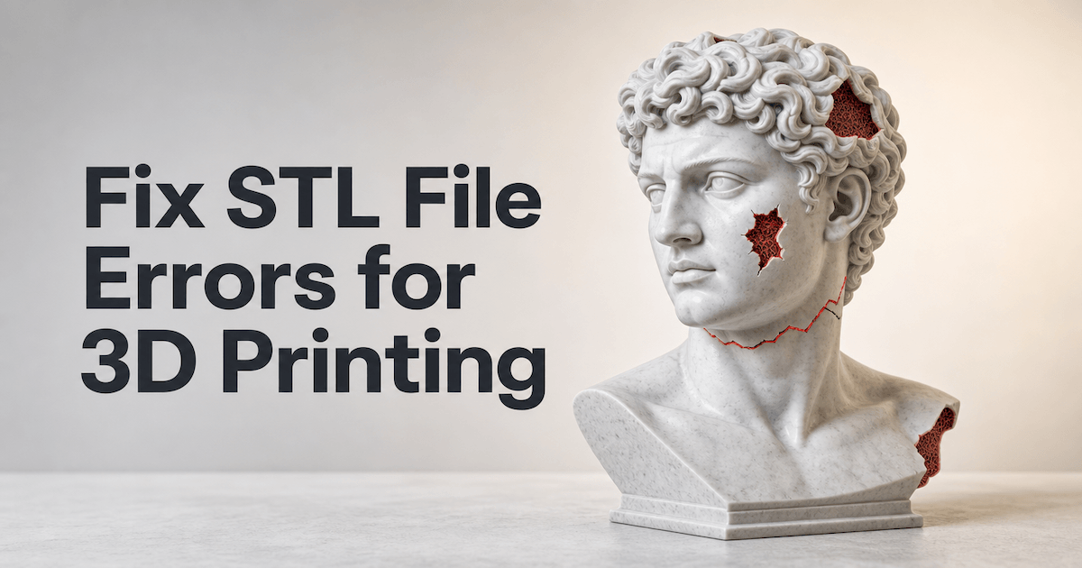How to Fix STL File Errors for 3D Printing: Complete Repair Guide (2026)